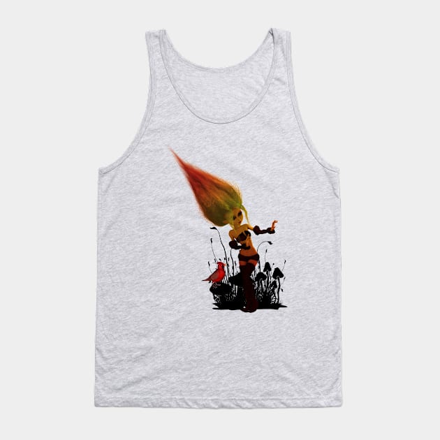 Little fairy with birds Tank Top by Nicky2342